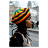 Rasta Tams Hkelmtze Bob Marley (Motiv 12 leaf)  