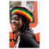 Rasta Tams Hkelmtze Bob Marley (Motiv 12 leaf)  