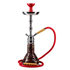 DUD Shisha H:50cm "MosaicRed" Farbe:Rot