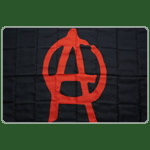 Flagge- Anarchy black 75x110cm