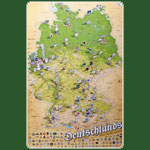 Brauereikarte Deutschland  - 61x91,5cm
