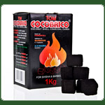 Kokos Kohle  "Cocobrico" Rot - 1Kg Naturkohle