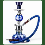 Pumpkin-Shisha mit Glasball, Farbe:Blau