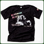 T-shirt No Woman No Cry "L" - Schwarz