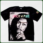 T-shirt Catch a fire "M" - Schwarz