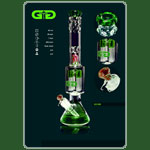 GraceGlass Bong ICE Beaker Green H:50cm D:50mm WS:7mm NS:29.2er 