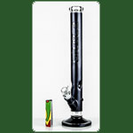 GraceGlass Bong ICE 7mm Black Powder Cane Logo:Transparent  H:50