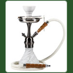 Kaya Shisha PN 330 "Frosted White Nest 2.0" LED H:33cm Schwarz