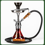 Kaya Shisha PN 330 "Red Temptation 2.0 H:33cm - Silber