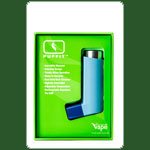 Vaporizer "Discreet Vape" "Puffit" - Hellblau Inhalator-Design