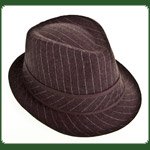 Trilby Hut mit Nadelstreifen; Size: 57cm