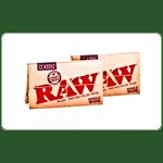 RAW Papers Single Wide Double Box  Classic 1 1/4 - 100 Papers